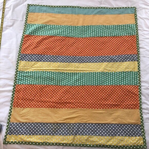 Homemade Quilt Colorful Great to take to the Park #707-2 - Picture 2 of 6